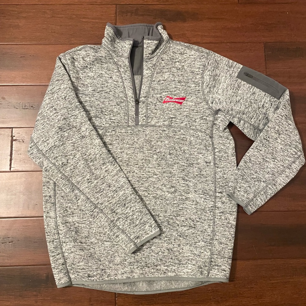 Budweiser 1/4 Zip Fleece Jacket